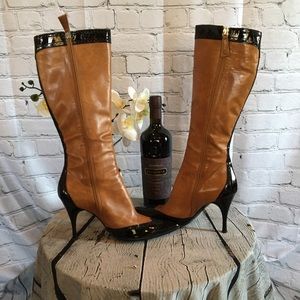 Stunning Marino Fabiani Italian Leather Designer Boots - Size: (8.5) *Li…